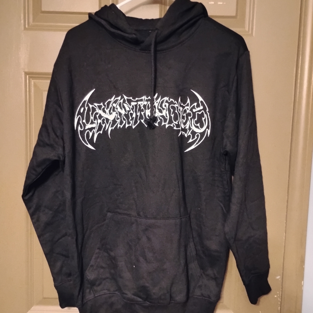 Men's Black Graphic Hoodie